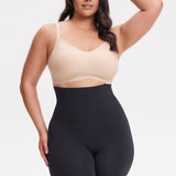 Short Gainant Taille Haute - Sans Couture