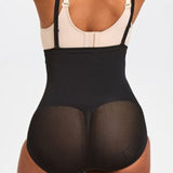 Culotte Haute Gainante à Bretelles