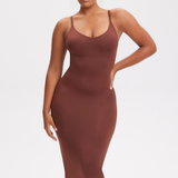 Robe Longue d'été Décolleté - Gainante & Sublimatrice