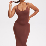 Robe Longue d'été Décolleté - Gainante & Sublimatrice
