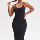 Robe Longue d'été Décolleté - Gainante & Sublimatrice