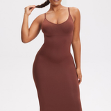 Robe Longue d'été Décolleté - Gainante & Sublimatrice