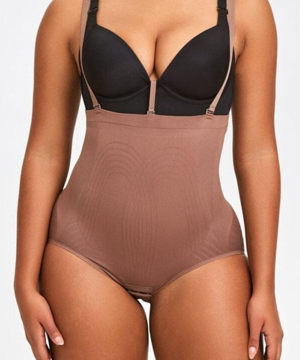 Culotte Haute Gainante à Bretelles